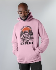 Social Distancing Expert Hooded Sweatshirt apparel-hooded-sweatshirt-lifestyle-front-09