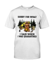 I Was Quarantined Premium Fit Mens Tee tile