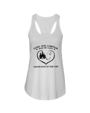 Dogs And Camping Ladies Flowy Tank tile