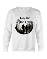 Always Take The Scenic Route Crewneck Sweatshirt tile