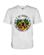 Go Outside V-Neck T-Shirt thumbnail