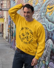 And They Lived Happily Crewneck Sweatshirt lifestyle-unisex-sweatshirt-front-4