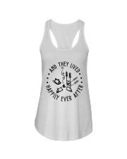 And They Lived Happily Ladies Flowy Tank tile