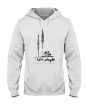 I Hate People Hooded Sweatshirt front