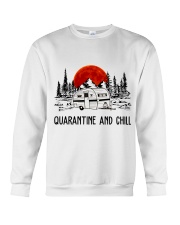 Quarantine And Chill Crewneck Sweatshirt tile