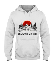 Quarantine And Chill Hooded Sweatshirt tile