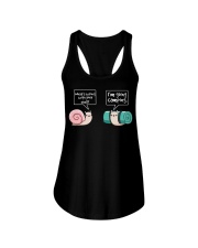 I Am Going Camping Ladies Flowy Tank tile