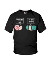I Am Going Camping Youth T-Shirt tile