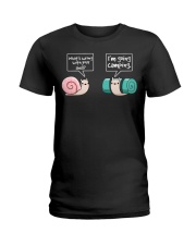 I Am Going Camping Ladies T-Shirt tile