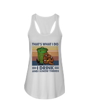 That's What I Do Ladies Flowy Tank tile