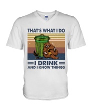That's What I Do V-Neck T-Shirt tile