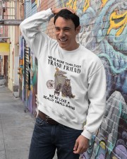 We're More Than Just Trash Friend Crewneck Sweatshirt lifestyle-unisex-sweatshirt-front-4