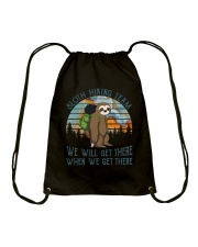 Sloth Hiking Team Drawstring Bag tile