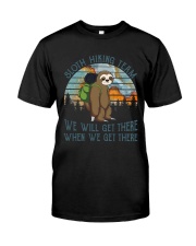Sloth Hiking Team Classic T-Shirt front