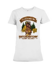 Welcome To Camp Premium Fit Ladies Tee tile