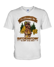 Welcome To Camp V-Neck T-Shirt tile