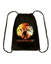 Social Distancing Expert Drawstring Bag tile