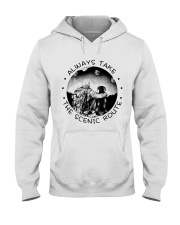 Always Take The Scenic Route Hooded Sweatshirt tile