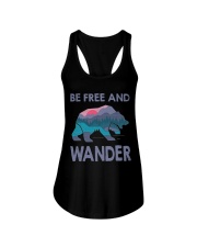 Be Freedom And Wander Ladies Flowy Tank tile