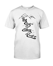 The Mountains Are Calling Classic T-Shirt tile