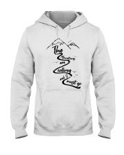The Mountains Are Calling Hooded Sweatshirt front