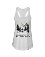 I Was Social Distancing Ladies Flowy Tank tile