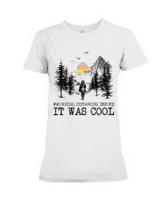 I Was Social Distancing Premium Fit Ladies Tee tile