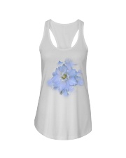 White Blossom Ladies Flowy Tank front