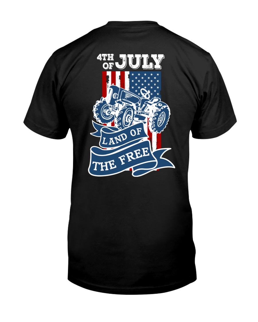 4th of July Tractor Freedom Classic T-Shirt