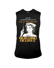 OLD WOMAN NURSING DEGREE Sleeveless Tee thumbnail