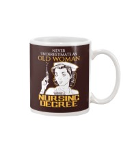 OLD WOMAN NURSING DEGREE Mug thumbnail