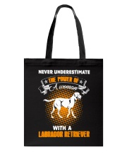 WOMAN WITH A LABS Tote Bag thumbnail