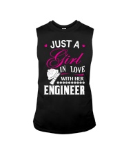 Just a girl in love with her engineer Sleeveless Tee thumbnail