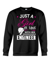 Just a girl in love with her engineer Crewneck Sweatshirt thumbnail