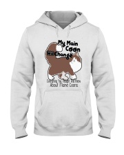 Maine Coon Cat Shirt Hooded Sweatshirt front
