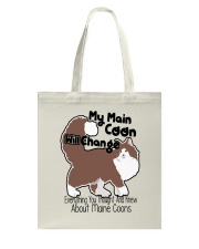 Maine Coon Cat Shirt Tote Bag thumbnail