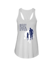 Best Papa Ever Ladies Flowy Tank thumbnail