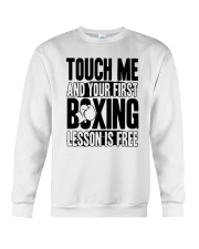 Touch Me Your First Boxing Crewneck Sweatshirt thumbnail