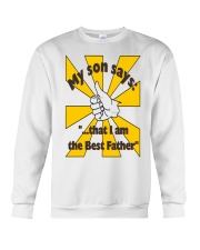 THE BEST FATHER copy Crewneck Sweatshirt thumbnail