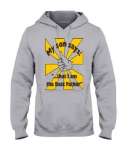THE BEST FATHER copy Hooded Sweatshirt front