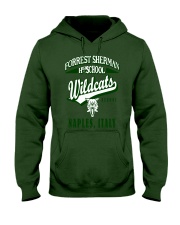 Forrest Sherman High School Naples Italy Wildcats Hooded Sweatshirt front