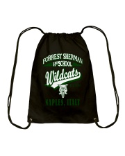 Forrest Sherman High School Naples Italy Wildcats Drawstring Bag thumbnail