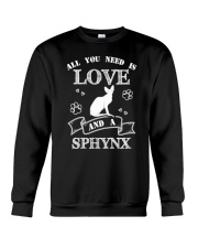 LOVE Sphynx Crewneck Sweatshirt thumbnail