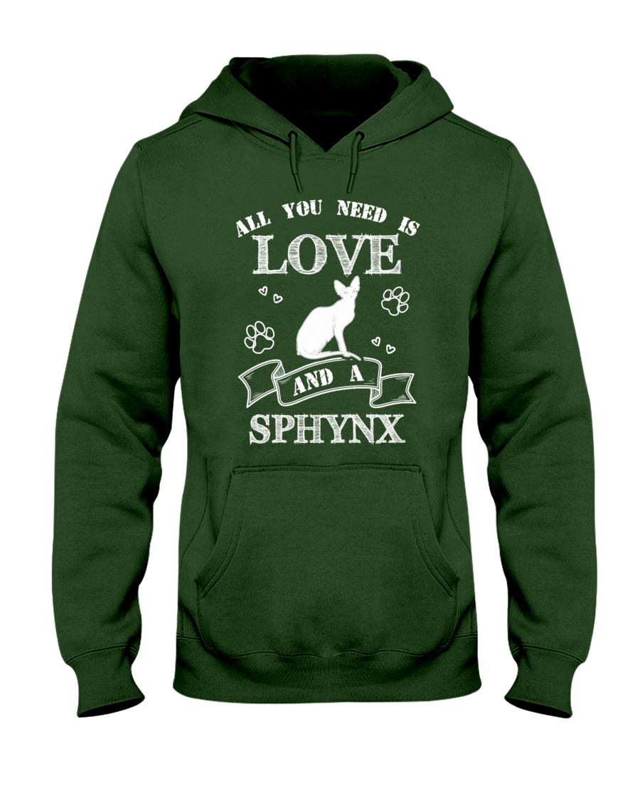 LOVE Sphynx Hooded Sweatshirt