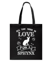LOVE Sphynx Tote Bag thumbnail