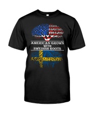 American Grown With Swedish Roots Classic T-Shirt thumbnail