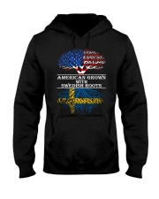 American Grown With Swedish Roots Hooded Sweatshirt thumbnail