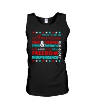 Proud To Be An American Unisex Tank thumbnail