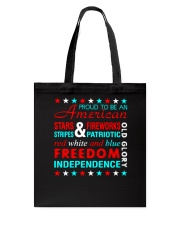 Proud To Be An American Tote Bag thumbnail