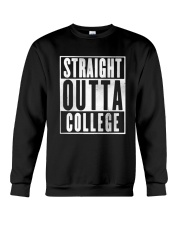 Straight Outta College Graphic Senior Crewneck Sweatshirt thumbnail